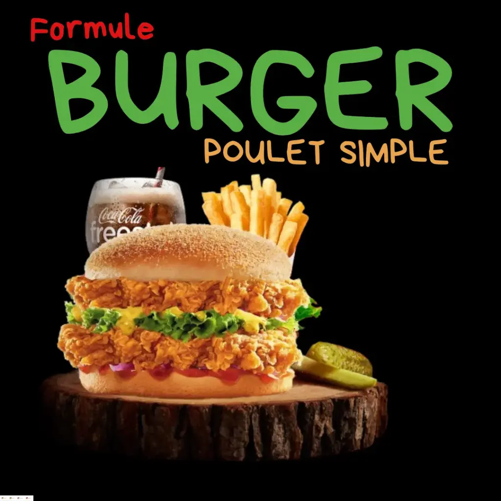 Menu Hamburger POULET
