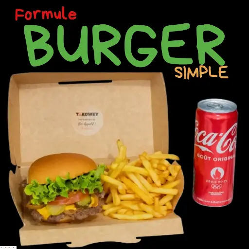 Menu Hamburger BOEUF