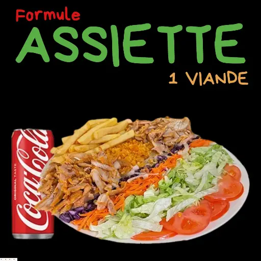 Menu assiette